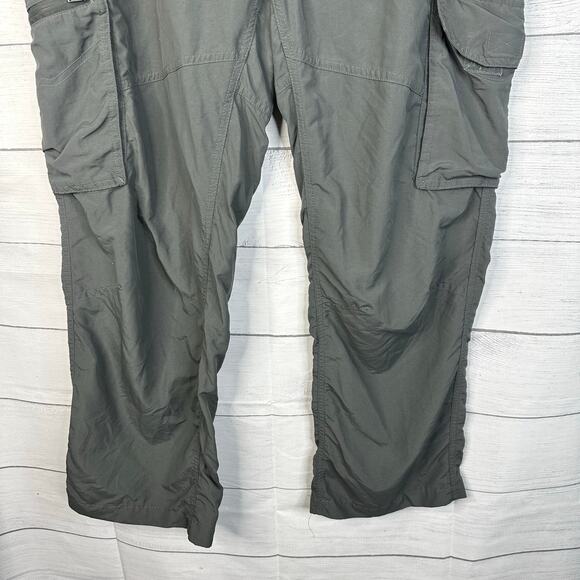 Columbia Mens size 36x30 Kestrel Trail Outdoor Tech Cargo Nylon Pants Gray - Picture 4 of 8